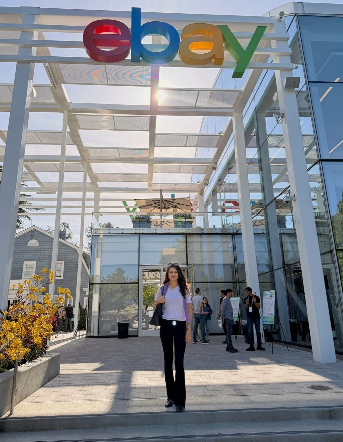 Maria at the eBay campus